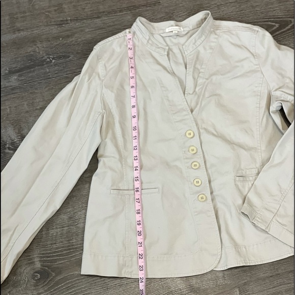 Eileen Fisher Cotton Blend Button Up Jacket size Medium - Picture 3 of 9
